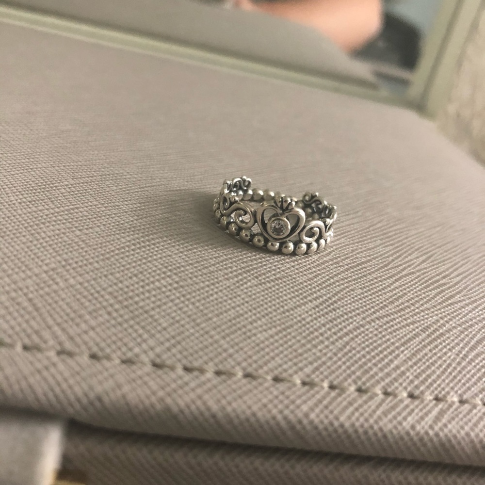 Pandora Princess Tiara Heart Ring